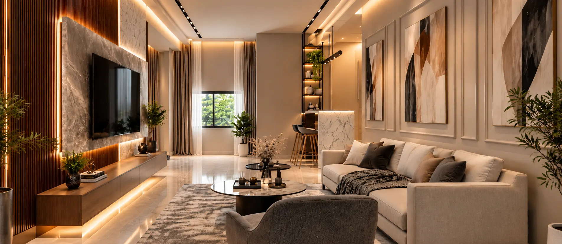 Warm Modern Living